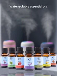 20ml wasserlösliche Duftessenzöle, Minze/Sandelholz/Kölnisch Wasser/Zitrone/Rose/Lavendel, für Aroma Diffuser/Luftbefeuchter und Verwendung im Zuhause/Schlafzimmer, Valentinstag Valentinsartikel, Hochzeitsartikel