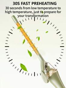 CRASTS 1入組塑料捲髮器現代綠色家用專業捲髮器 - 綠色 - 查看 7