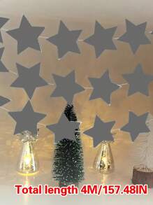 1pc Decoração de quarto Ins Style Star Latte Art Decoração de casamento Five-Pointed Star Latte Art Layout de festa de aniversário Latte Art Rama Decoração, Decoração de casa, Decoração de quarto, Decoração de parede - Multicolorido - Ver 11