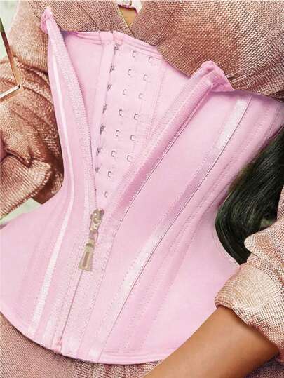 Cintura modellante in vita con zip, modellante corporeo ad alta compressione per donne