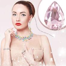 200pcs 6*8mm Asymmetric Tear Drop Rhinestones For DIY Phone Case, Clothing, Shoes, Bags Decoration Accessories
