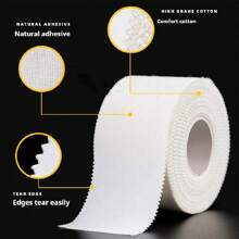 Vendaje adhesivo de protección para muñeca y tobillo, cinta de protección para músculos y articulaciones no irritante, cinta para dedos para gimnasio y accesorios deportivos - Blanco - Ver 4