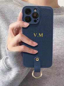 这款定制手机壳兼容 17/16/15/14/13/12/11 Pro Max/17/Air/16/15/14 Plus，以及S25/S24/S23/S22/S21 Ultra Plus/S23/S21/S20 FE/A55/A54/A53/A52/A51/A35/A34/A33/A32/A23/A21S/A15。手机壳采用韩国高档皮革制成，防震耐用。可采用3D DIY烫印技术定制个性化首字母，是节日送给爱人、朋友、家人或自己的绝佳礼物。 - 藏蓝色 - 查看 3