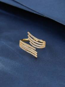 1 件铜锆石材质镶嵌小戒指，时尚迷人，适合女性作为礼物或日常佩戴 - 003399 - 查看 12