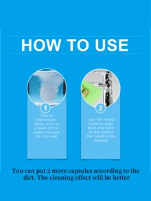 浴室清洁泡腾片、浴室水槽去污剂、芳香玻璃和浴缸除垢剂 - 彩色 - 查看 3