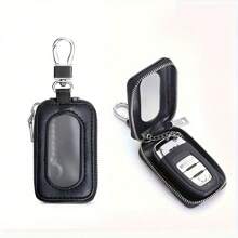 1 件复古风格多功能钥匙保护盒 - 大容量、拉链开合、男士便携式钥匙收纳盒 - 教师节、情人节、生日、圣诞节和任何特殊场合的完美礼物 - 均碼 - 查看 11