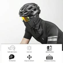 拉法帽冬季滑雪面罩，防风保暖面罩寒冷天气围巾，防风保暖面罩，适合寒冷天气滑雪单板滑雪摩托车骑行户外工作 - 彩色 - 查看 5