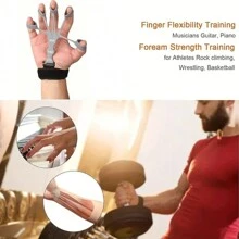 ZM Health Renforçateurs de prise des doigts, entraîneurs de tension des poignets, renforçateurs de force de la main, exercices de flexion des cinq doigts pour la musculation, accessoires de gym, sport, exercice à domicile, préhension de la main