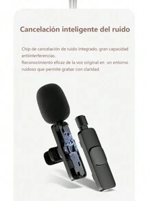 Micrófono Lavalier Inalámbrico Para Teléfono Micrófono Inalámbrico Plug-And-Play, Micrófono De Solapa Para Grabación De Video, Enseñanza, Entrevistas, Podcast y Vlog,Micro Pequeño, Micrófonos Mini, Equipo Para Podcast, Micro Mini, Micrófono, Mini Micrófono - Type C - Ver 8