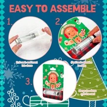 Christmas Money Holder For Cash Money Card With Plastic Cover Christmas Tree Cash Holder