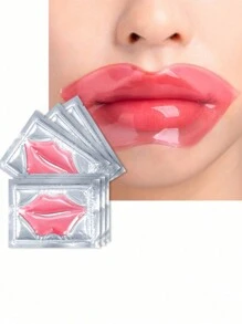 YZAK 10 片装唇膜、唇部护理凝胶面膜、保湿唇垫、含保湿精华的唇贴 - 紧致、滋润和丰盈双唇，呈现珍珠光泽和丝般柔滑的感觉 - 粉色 - 查看 15