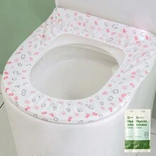 1 件一次性加厚防水马桶座垫，无纺布便携式浴室罩，适用于家庭、酒店和旅行使用浴室装饰秋季装饰 - 彩色 - 查看 9