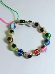 Pulsera ojo turco G pulsera de protección amuleto de la suerte - Multicolor - Ver 3