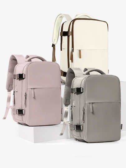 女士旅行背包，符合航空公司随身行李标准，商务旅行背包，学生行李背包，徒步背包，防水个人物品背包，大容量超大背包，适合工作、商务旅行、度假、大学户外活动，是送给妈妈、女儿、朋友的理想礼物。