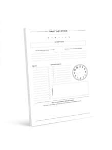 1 件英文每日计划管理计划板，自律撕下记事本 - 彩色 - 查看 11