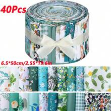 40pcs Printed Fabric, Perfect For Splicing And Sewing Project Printed Fabric, Quilting And Sewing Patch Fabric, Doll Clothing And DIY Craft Clothing Sewing And Fabric