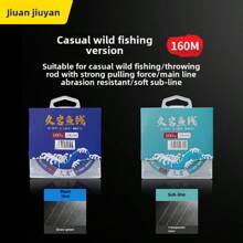 jiuyan 160M Nylon Hoofdvislijn, Hoge Sterkte Voor Zwarte Visvijvervissen, Competitiekwaliteit