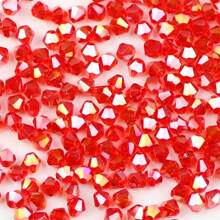 200/400/600 件 3 毫米高品质奥地利水晶珠，菱形刻面玻璃隔珠，用于制作珠宝 DIY 手链项链手工艺品 - 尖珠 - 查看 19