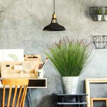 12/24Pcs Artificial Grass Plants, Fall Decor,Faux Shrubs Wheat Grass, Artificial Tall Grass Fake Plants For Outdoor Decor,Artificial Greenery Stems For Room Indoor Home Decor(Green Red Tail) - Multicolor - View 5