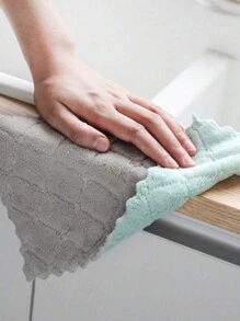10pcs Double Sided Absorbent Cleaning Cloths, Thickened Non-Shedding Non-Stick Oil Kitchen Dishcloths