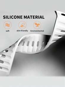 1 pieza Correa de reloj silicona con hebilla cuadrada unisex para deportes, compatible con Apple Watch de 42mm, 38mm, 40mm, 41mm, 45mm, 46mm, 49mm, 44mm, ajustable, pulsera para Series Ultra, 10, 9, SE, 8, 7, 6, 5, 4, 3, 2, 1, y compatible con Apple Watchband S10, S9, S8, S7