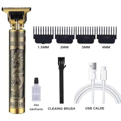 Maquina de Barbear Cortar Cabelo Aparador Profissional Barbeador Acabamento Sem Fio Portátil máquina de barbear barbeador eletrico