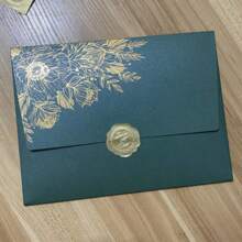 10 个/包 11.5*8 厘米高档金色铝箔信封，适用于商务邀请卡 - 10pcs/包11.5*8cm燙金信封 - 查看 10