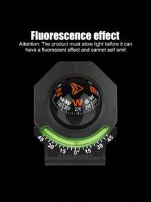 Outdoor Vehicle-Mounted High-Precision Compass, Car Mounted Compass, Auto Interior Luminous Slope Multi-Function Compass' - Multicolor - View 8