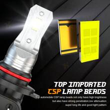 XWQHJW For Peterbilt 579 389 4X White 9005 H11 LED Combo Bulbs Headlight High Low Beam - 9005 High Beam H11 Low Beam - View 2