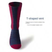 2 Pairs Adult Football Socks, Anti-Slip Training Thick Towel Bottom Breathable Sports Socks - Multicolor - View 5