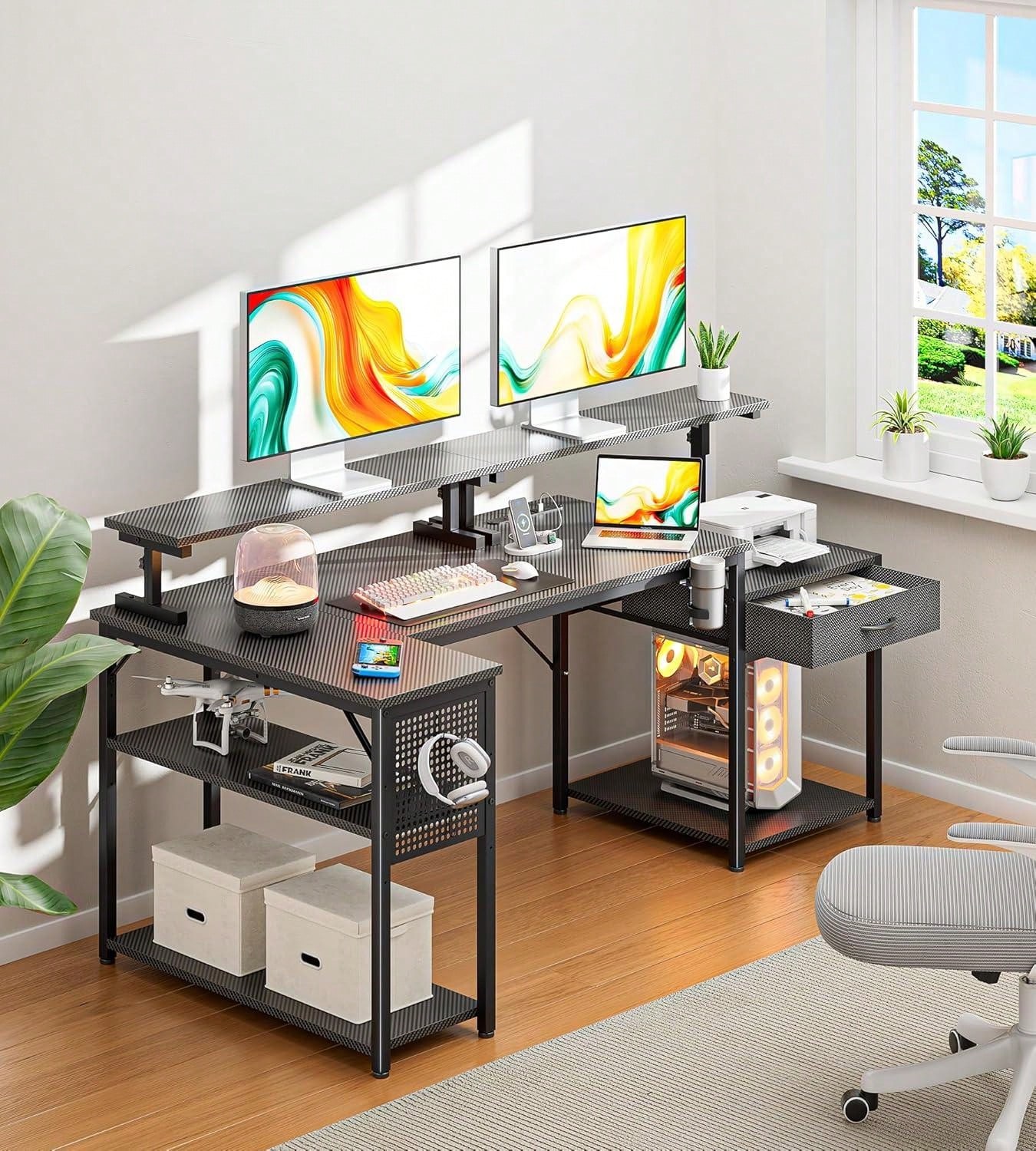 Shein Light Computer Desktop Computer Desk 72