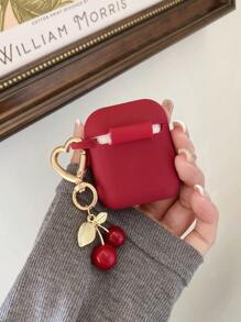 Cherry Bow Earphone Case Compatible With IPhone Earphones, 1/2 Earphone Protector, New Wireless Earphone Protective Case For 3/Pro/Pro2, Boyfriend/Girlfriend Gift