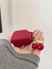 Cherry Bow Earphone Case Compatible With IPhone Earphones, 1/2 Earphone Protector, New Wireless Earphone Protective Case For 3/Pro/Pro2, Boyfriend/Girlfriend Gift