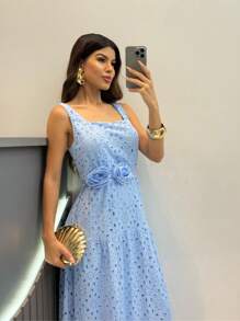 LEZZE DRESS - 藍色 - 查看 2