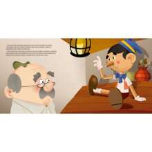 Pinóquio Livro Infantil - Livro único - Visão 3