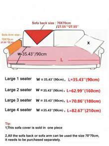 1入組兔毛沙發坐墊反染沙發套,ins風格,冬天加厚保暖沙發保護套,具有防滑和防貓抓功能 - 深灰色 - 查看 4