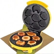 Maquina Para Hacer Mini Hot Cakes Full Automatic - Amarillo - Ver 3