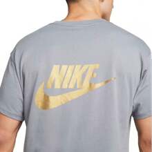 Nike Sportswear Standard Issue T Shirt - Grey - View 4