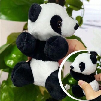 1/2/3 件手指熊猫熊猫夹窗帘支架便签夹相片夹可爱熊猫手指，家居装饰花盆盆景工艺装饰，中式纪念品，家居装饰，房间装饰，墙壁装饰