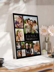 1Pc Personalized Photos To Canvas Print - Canvas Prints With Your Photos On Custom Wall Art For Bedroom,Van Gogh,Living Room, Wedding,Pet, Family, Love, Couple, Friend, Picture, Photo, Framed Wall Art,Christmas Gift ,Best Friend Gift,Family Gift,Birthday Gifts,Gift For Family/Friend/Girlfriend/Boyfriend,Festive Calendar - Photos-1 - View 2