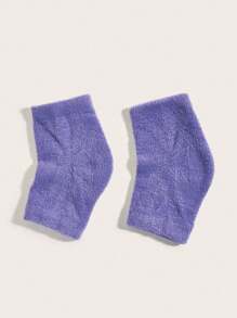yuluan 1 Pair Feather Down Gel Heel Leg Warmers, Adult Gel Heel Sleeve Foot Heel Care Leg Warmers, Comfortable Anti-Slip Breathable, Prevent Dry Cracked Heels, Fits All Seasons