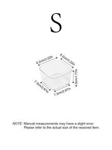 Cajas de almacenamiento divisoras de escritorio y cajón para maquillaje, cosméticos, accesorios para el cabello, útiles de oficina, artículos de cocina. Disponible en varios tamaños y combinaciones, con opciones de montaje gratuito. Durable y resistente. 1 pieza / 3 piezas / 4 piezas / 6 piezas / 8 piezas / 9 piezas.