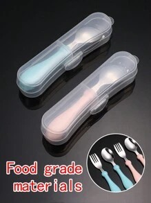 Personalized 304 Stainless Steel Children's Flatware Set, Customizable Flatware Set, Customizable Children's Name Spoon, Fork, Knife, Tea Spoon, Soup Spoon, Child Tableware, Customizable Cute Bear Flatware Set, Customizable Training Spoon, Creative Flatware Set, Birthday Commemorative Gift, Children's Gift, Christmas Gift, Halloween Gift, Valentine's Day Gift, Party Gift, Wedding, Birthday, Party, Customized Name Spoon, Fork, Knife, Home Decor Gift