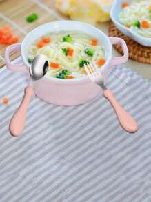 Personalized 304 Stainless Steel Children's Flatware Set, Customizable Flatware Set, Customizable Children's Name Spoon, Fork, Knife, Tea Spoon, Soup Spoon, Child Tableware, Customizable Cute Bear Flatware Set, Customizable Training Spoon, Creative Flatware Set, Birthday Commemorative Gift, Children's Gift, Christmas Gift, Halloween Gift, Valentine's Day Gift, Party Gift, Wedding, Birthday, Party, Customized Name Spoon, Fork, Knife, Home Decor Gift