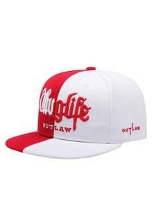 1pc Fashion Baseball Cap With "Thuglife" Embroidery, Adjustable Snapback Hip Hop Hat For Adults Outdoor Casual Sun Protection - Shape - View 25