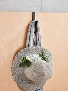 1 pièce Crochet de sac à dos d'étudiant, crochet de bureau sans vis, support de casque, support de casque, crochet en forme de C pour suspendre les sacs. Convient pour les bureaux de bureau, les tables de chevet et peut suspendre divers articles lourds. Compact et portable - Multicolore - Voir 4