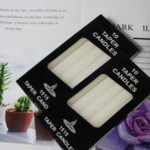 2 Boxes Of 20pcs 16cm Tall Straight Shaft Candles, Each Burning For 2 Hours Unscented, Slim Candles For Home Decor, Gifts For Friends And Women, Winter Gift, Cute Candles Suitable For Indoor/Outdoor, Emergency Lighting During Power Outage, And Decorating Weddings, Churches, Holidays, Birthday Parties And Gatherings, No Drip Cone Shaft Decorative Candles Graduation