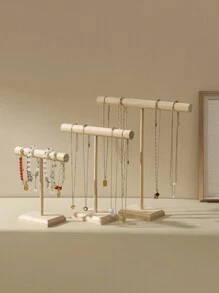 1件/2件/3件便携式实木手链T型珠宝展示架，适用于手链、手表、项链、家居收纳架，适合旅行、凉爽返校 - 款式 - 查看 11