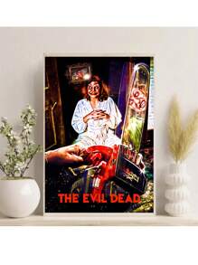 Tranh in nghệ thuật The Evil Dead - Tranh treo tường chất lượng cao dành cho người hâm mộ phim kinh dị - Phong cách hiện đại và cổ điển Không có khung, Hoàn hảo cho phòng ngủ, phòng khách hoặc văn phòng - Hình ảnh sống động, Không phai màu - Nhiều màu - Xem 9
