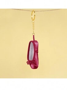Handmade Ballet Dance Toe Shoes Jewelry Mini Shoes Satin Key Chain With 6 Colors To Choose From, Fashionable Matching Items, Personalized Gifts For Family And Friends, Bag Hangers, Travel Accessories Car Accessories Bag Charm Backpack For School